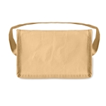 Koeltas geschikt voor 6 blikjes van woven papier Kraft kleur beige zevende weergave