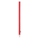 Lanyard van RPET met metalen karabijnhaak bedrukken, 20 mm kleur rood