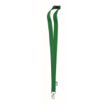 Lanyard van RPET met metalen karabijnhaak bedrukken, 20 mm kleur groen
