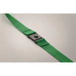 Lanyard van RPET met metalen karabijnhaak bedrukken, 20 mm kleur groen foto bekijken zesde weergave