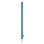 Lanyard van RPET met metalen karabijnhaak bedrukken, 20 mm kleur turkoois vierde weergave
