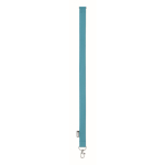 Lanyard van RPET met metalen karabijnhaak bedrukken, 20 mm kleur turkoois vijfde weergave