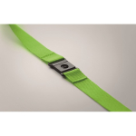 Lanyard van RPET met metalen karabijnhaak bedrukken, 20 mm kleur appel groen foto bekijken zesde weergave