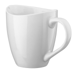 Mokken laten bedrukken met logo van 310 ml Cafetub kleur wit