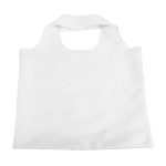 Opvouwbare polyester boodschappentas bedrukken 190T Duet kleur wit eerste weergave
