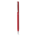 Aluminium pennen met blauwe inkt VIP-colors kleur rood