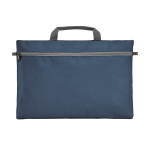 Gepersonaliseerde 600D polyester documententas Basic kleur blauw eerste weergave
