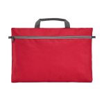 Gepersonaliseerde 600D polyester documententas Basic kleur rood eerste weergave