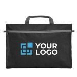 Gepersonaliseerde 600D polyester documententas Basic met afdrukgebied
