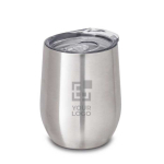 Glanzende thermosbeker 400 ml Single Cuisine Metallic met afdrukgebied