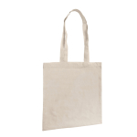 Katoenen tas met lange hengsels 100 g/m² Eco Long kleur beige