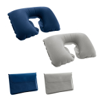 Opblaasbare reiskussen met logo Basic Style diverse kleuren