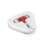 Promotionele bedrade koptelefoon Triangle Bass kleur rood