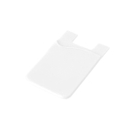 Siliconen kaarthouders met logo SilconCase kleur wit