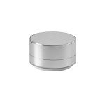Elegante aluminium bluetooth speaker voor klanten Alusound kleur mat zilver
