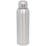 Roestvrijstalen bidon met logo met schroefdop 820ml Office kleur zilver