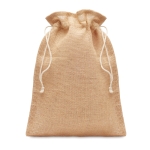 Medium jute tas bedrukken 25x32cm Jute Medium kleur beige