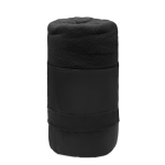 RPET deken bedrukken met logo 180 g/m2 Baqueira kleur zwart