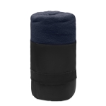 RPET deken bedrukken met logo 180 g/m2 Baqueira kleur blauw