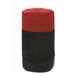 RPET deken bedrukken met logo 180 g/m2 Baqueira kleur rood