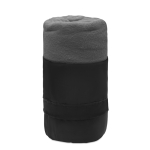 RPET deken bedrukken met logo 180 g/m2 Baqueira kleur grijs