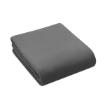 RPET deken bedrukken met logo 180 g/m2 Baqueira kleur grijs vierde weergave