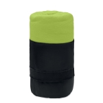 RPET deken bedrukken met logo 180 g/m2 Baqueira kleur limoen groen