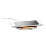 Ronde draadloze oplader van bamboe, snelle oplaadfunctie, 10W kleur hout tweede weergave