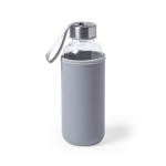 Glazen waterfles bedrukken met deksel 420ml Crystal Colorful  negende weergave