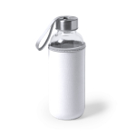 Glazen waterfles bedrukken met deksel 420ml Crystal Colorful  negende weergave
