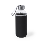 Glazen waterfles bedrukken met deksel 420ml Crystal Colorful  negende weergave