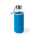 Glazen waterfles bedrukken met deksel 420ml Crystal Colorful  negende weergave