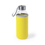 Glazen waterfles bedrukken met deksel 420ml Crystal Colorful  negende weergave