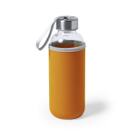 Glazen waterfles bedrukken met deksel 420ml Crystal Colorful  negende weergave