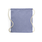 Rugzakje van gerecycled katoen met logo, 120 gr/m2 Recycled Cotton  negende weergave