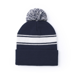 Mutsen met pompon en wit detail PomPom  negende weergave