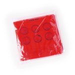 Gepersonaliseerde nekwarmer bedrukken Soft Colors kleur rood tweede weergave
