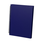 Gerecycled kartonnen notitieboekjes met harde kaft A5 GreenGo kleur marineblauw  negende weergave