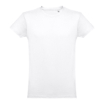 T-shirts laten bedrukken van gekaard katoen 150 g/m2 THC Luanda kleur wit
