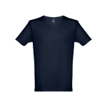 Unisex katoenen t-shirts met logo 150 g/m2 THC Athens kleur marineblauw eerste weergave