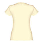 Goedkope katoenen dames t-shirts 150 g/m2 THC Sofia kleur ivoor