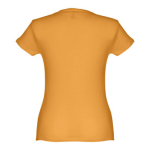 Goedkope katoenen dames t-shirts 150 g/m2 THC Sofia kleur donkergeel