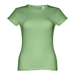 Goedkope katoenen dames t-shirts 150 g/m2 THC Sofia kleur smaragdgroen  eerste weergave