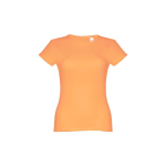 Goedkope katoenen dames t-shirts 150 g/m2 THC Sofia kleur koraal eerste weergave