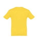Gepersonaliseerde kinder t-shirt van katoen 150 g/m2 THC Quito kleur geel