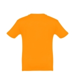Gepersonaliseerde kinder t-shirt van katoen 150 g/m2 THC Quito kleur oranje