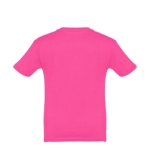 Gepersonaliseerde kinder t-shirt van katoen 150 g/m2 THC Quito kleur fuchsia