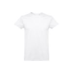 Gekaarde katoenen unisex T-shirts 190gsm THC Ankara kleur wit eerste weergave