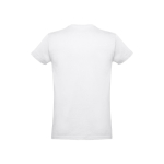 Gekaarde katoenen unisex T-shirts 190gsm THC Ankara kleur wit tweede weergave