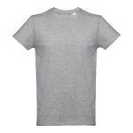 Gekaarde katoenen unisex T-shirts 190gsm THC Ankara kleur grijs